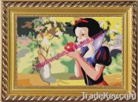 Sell framed pop number oil painting