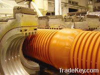 Sell PE/PP/PVC double-wall corrugated pipe extrusion line