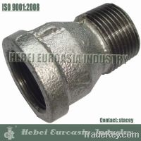 Sell  EN10242 Malleable Iron Pipe Fittings Galvanized 529 M&F Socket