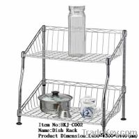 Modern Struture 2 Tiers Adjustable Dish Rack HKJ-C002