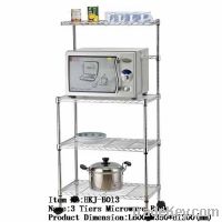 Mobilizable 3 Tiers Microwave Storage Rack HKJ-B013