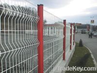 Curvy welded fence
