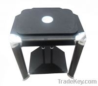 Sell modern hot sell black glass t v stand