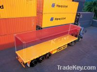 Sell container transport semi trailer