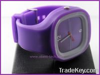 fashion silicone jelly watch