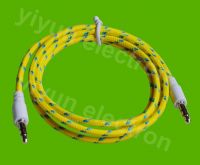 Colorful Fabric Auxiliary Cable