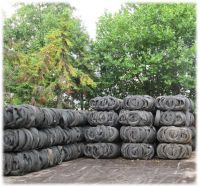 baled scrap tyres