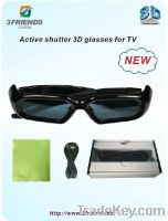 Hot sell active shutter 3d glasses for TV