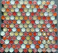 Sell circle glass mosaic HCR02