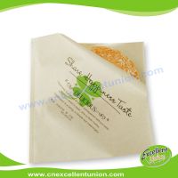 Double side open customer logo bread bag milky bun paper bun pad paper V-bottom bag