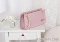 Sell PU pearl handbag woman handbag