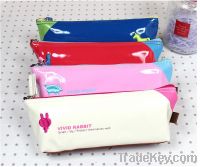 Sell cute cartoon pencil case cosmetic bag four colours to choose