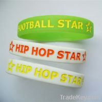 Sell Charming mixed color silicone rubber wristbands
