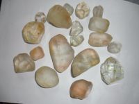 Natural rough gemstones (Topaz)