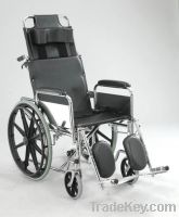 Deluxe Steel Reclining Wheel Chair  GMP-7