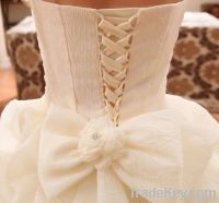 Sell Large Tail Tube Top Wedding Dress