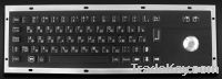 Metal Keyboard With Trackball for Black Color (KMY299B-BL)