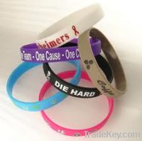 Sell Fashion rubber bracelets with different colors