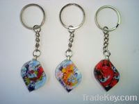 factory outlet/arrial/crystal key chain/creative gift/photo key ring
