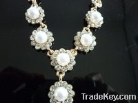 arrival/ancient necklace/flower necklace/european popular/hotsale/gold