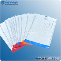 Sell tamper evident Security bags