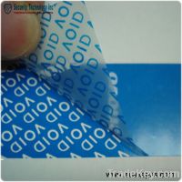 Sell partial transfer high-residue tamper evident label