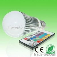 High Power 1X3W RGB led bulb