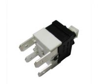 Shredder Push Button Power Switches DPST 4-Pin 16A 125/250V ON-OFF Self-lock Switch Plastic