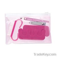 manicure set in PVC bag