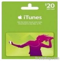20USD iTunes gift card -Free shipping cost