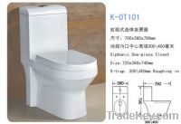 GERE/ One-piece toilet K-OT101/Factory outlets/ceramic glaze