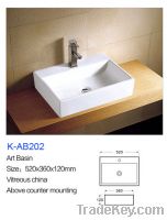 GERE/ Ceramic Basin/ Ceramic/Sink/Art Basin/AB202