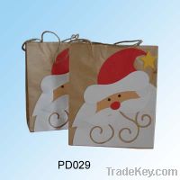 Christmas gift colorful kraft paper bags