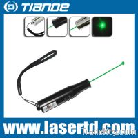 Hot Sell 30mw 532nm key ring mini green laser pointer TD-GP-12