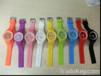Sell silicone watch (jelly watch) slap band watch