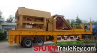 hot sale tracked mobile jaw crusher plant