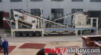 hot sale tracked mobile impact crushing plant