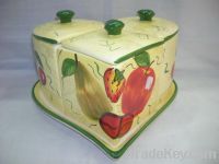 Sell Ceramic Canister, Porcelain Canister, Dinnerware, Kitchen Storage