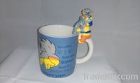 Sell Porcelain Mug, Stoneware Mug, Cartoon Cup, Drinking Mug