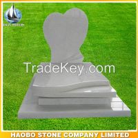 Marble crystal white tombstone