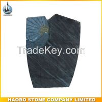 Granite headstone with special shape design