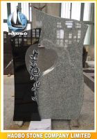 Sell Haobo Stone High Quality Carved Wiscount White Headstone and Monument