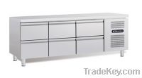 Sell undercounter commercial refrigerator / six doors / 509L