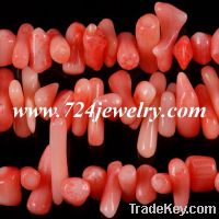 Top Coral Freeform Coral Jewelry Chip Beads, 66 Strands/Lot