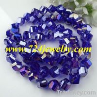 Low Price Crystal Jewelry Twist Beads, 37 Strands/Lot