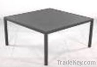 Alu+superstone glass table
