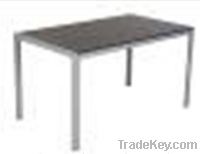 Sell -Alum. Frame / Plastic wood table-506