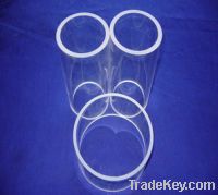 Sell  clear quartz tubes quartz tubing with flamed ends