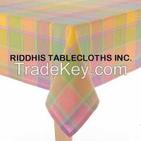 Sell Check Cotton Tablecloth