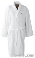 Sell Cotton Plain Hotel Bathrobe with embroidery